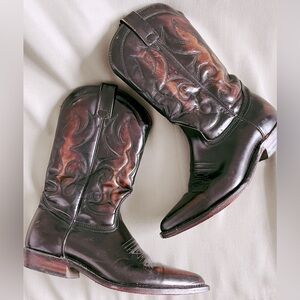 Leather Cowboy Boots made in Canada